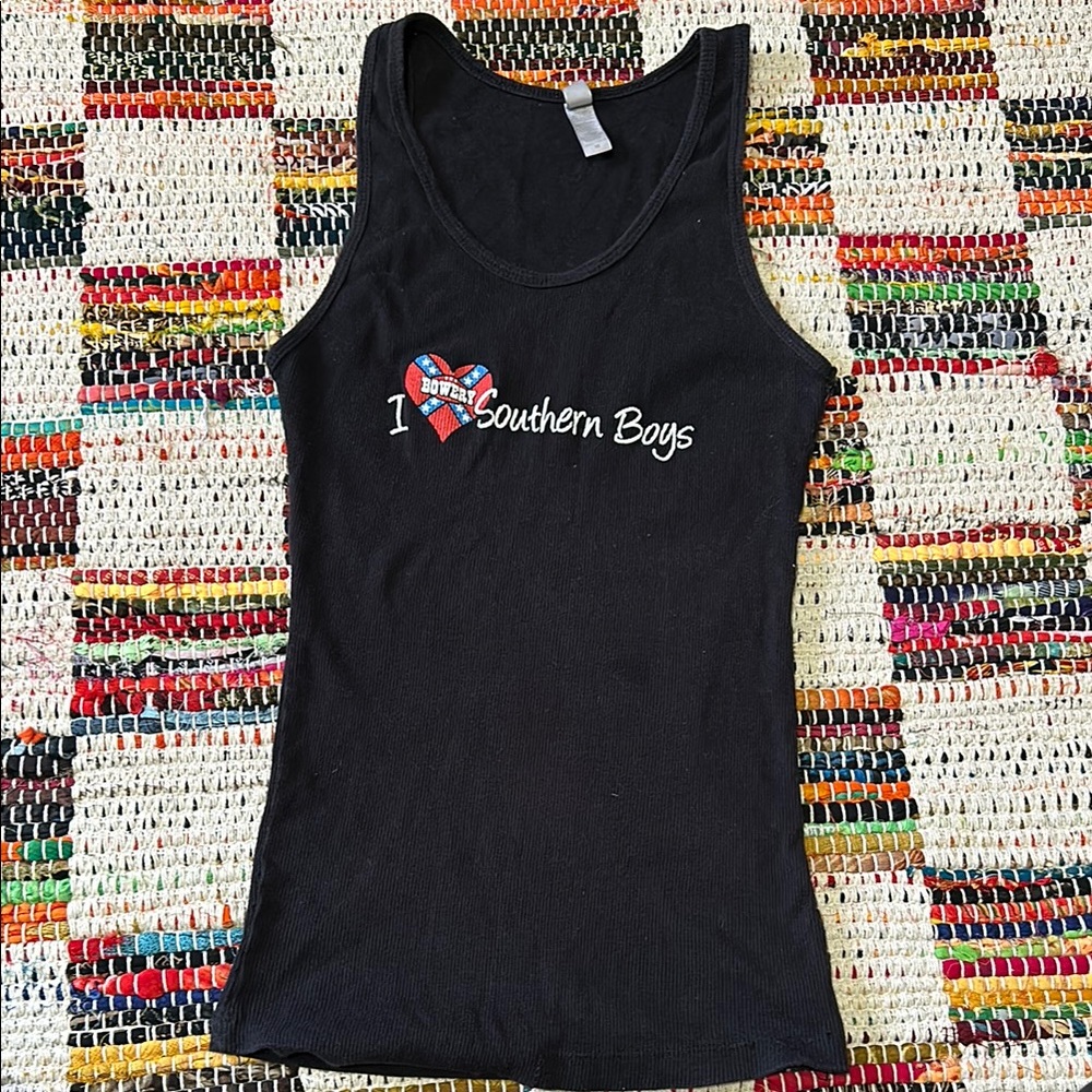 The Bowery, “I love southern boys” tank